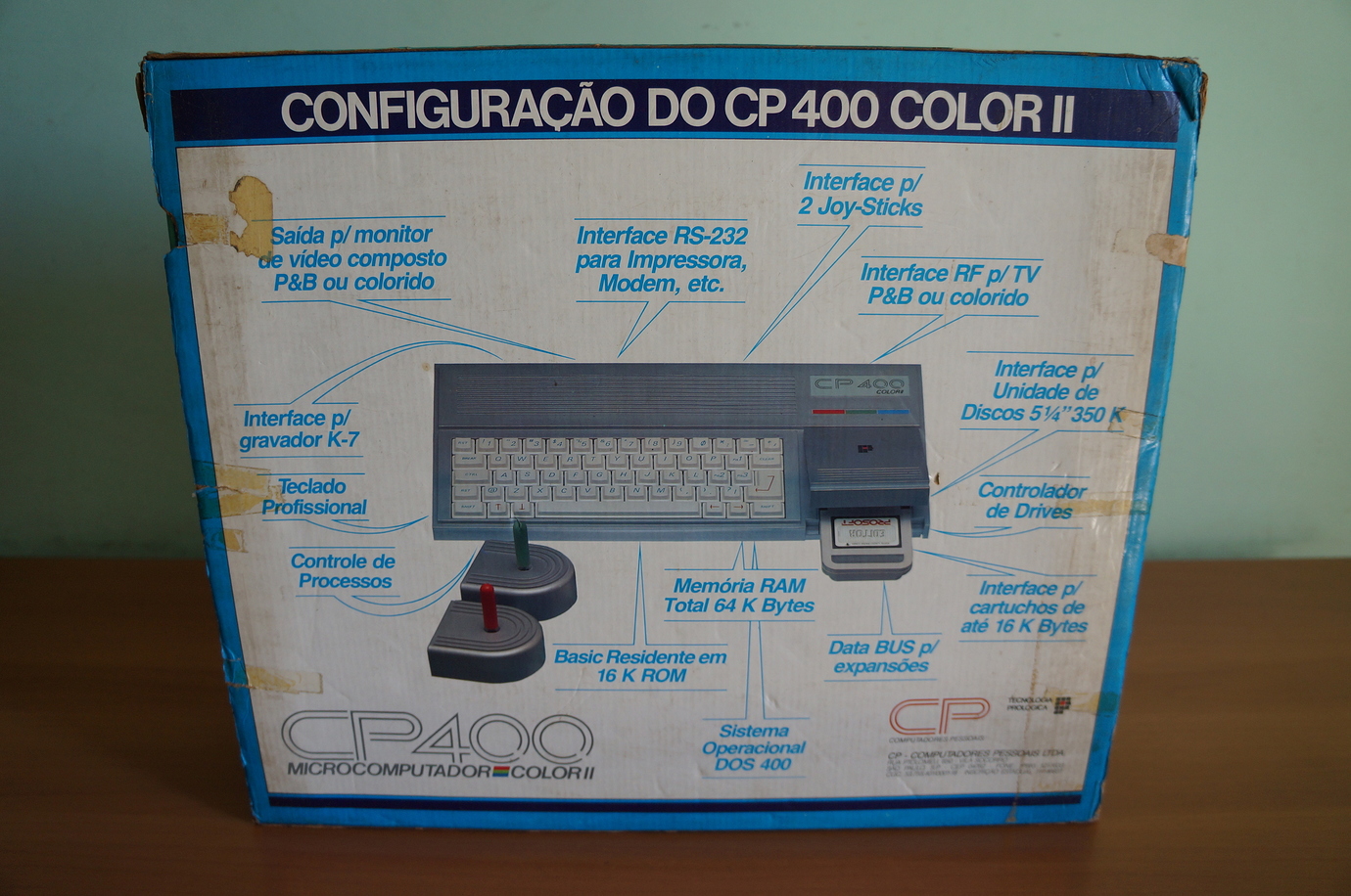 Tirando da caixa um CP 400 Color II da Prológica - Retrocomputação ...